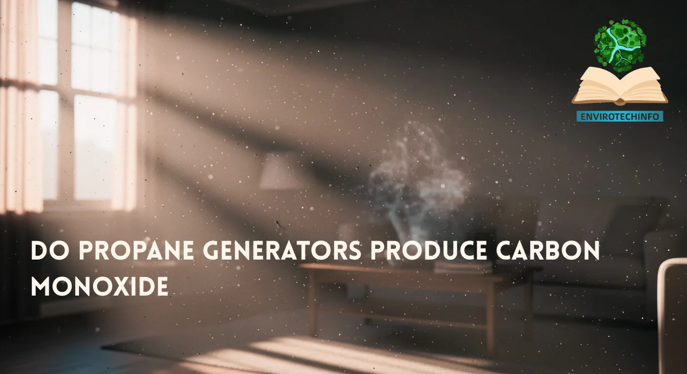 Do Propane Generators Produce Carbon Monoxide