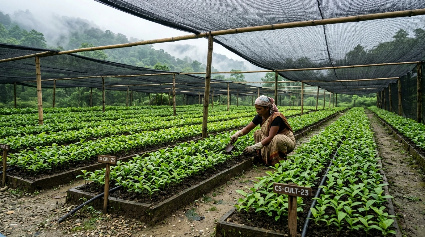 The Tea Production Connection How Smallholder Farmers Across Asia Grow Camellias From Seed at Scale