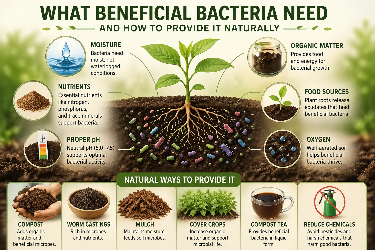 What Beneficial Bacteria Need and How to Provide It Naturally