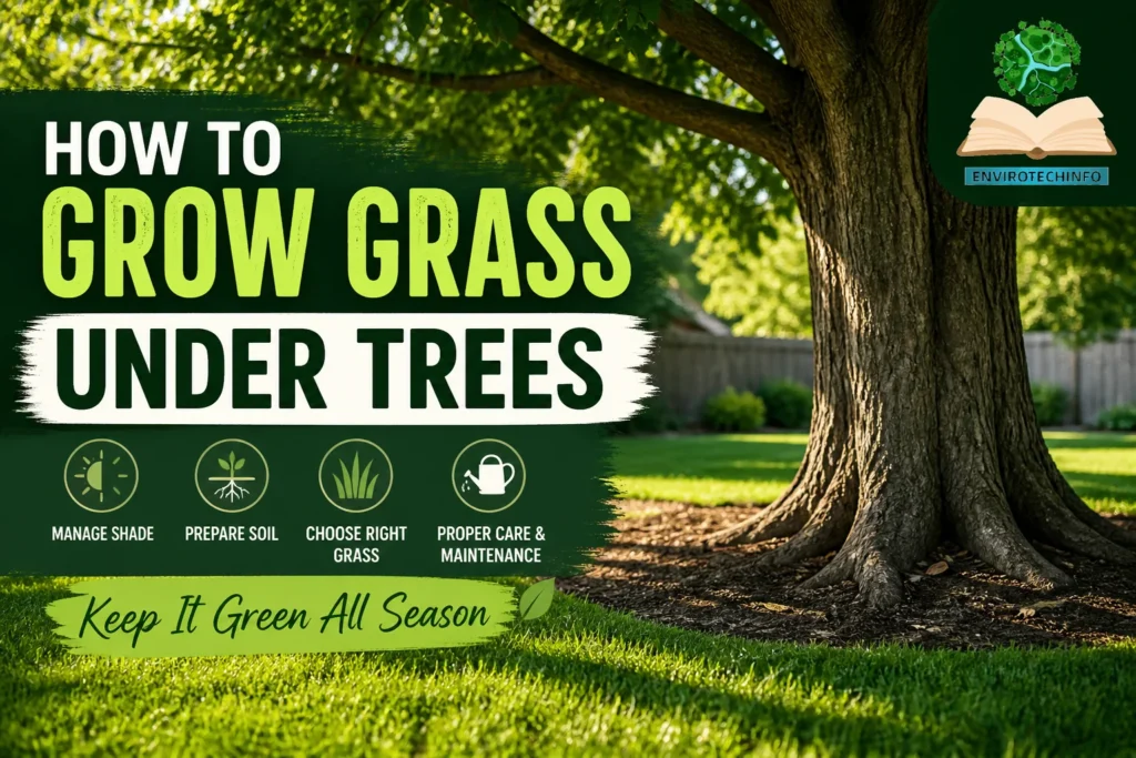 How to Grow Grass Under Trees