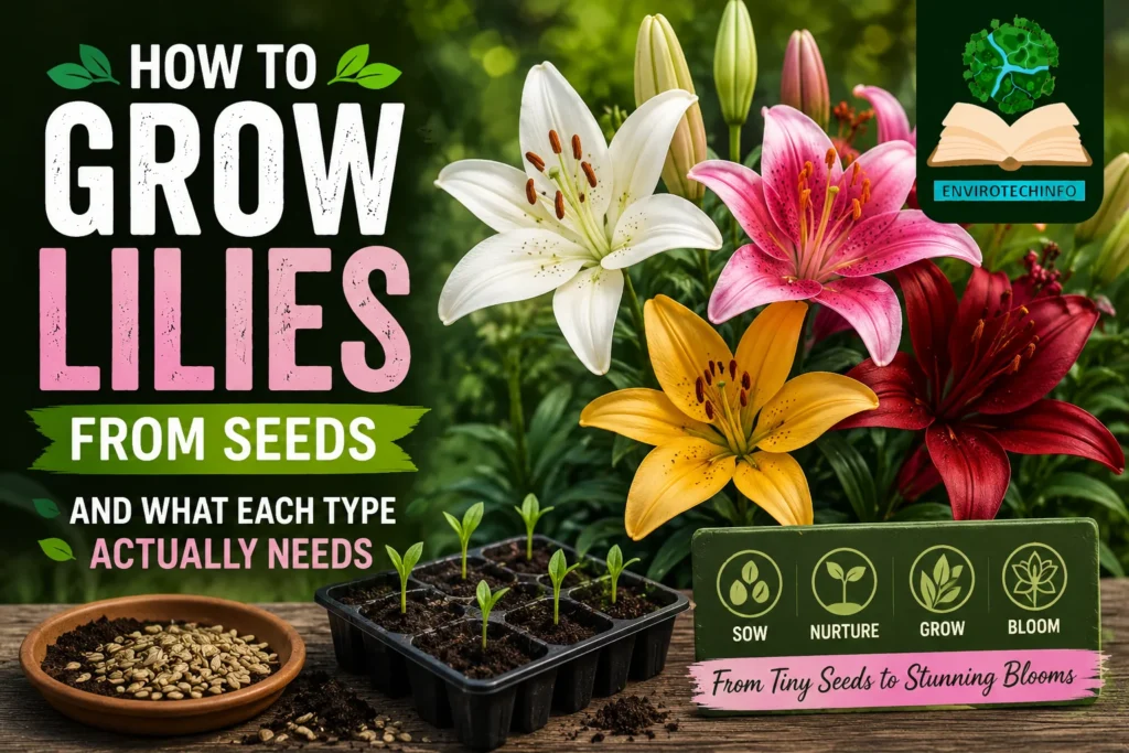 How to Grow Lilies from Seeds and What Each Type Actually Needs