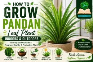 How to Grow Pandan Leaf Plant Indoors and Outdoors