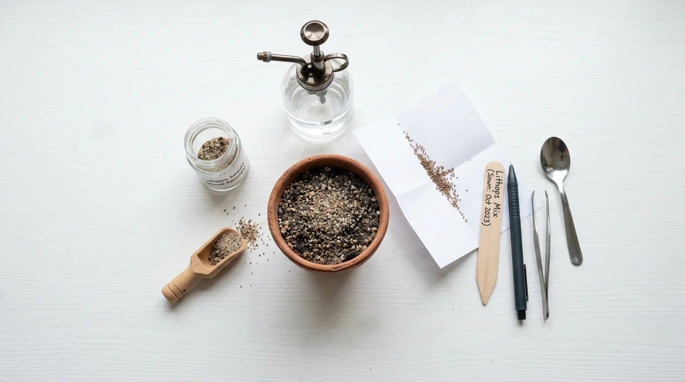 How to Sow Lithops Seeds Correctly