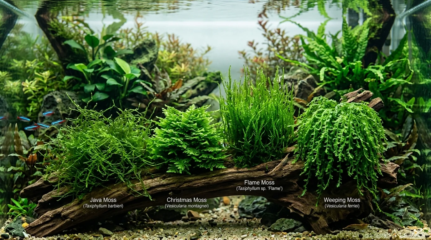 The Best Moss Types for a Fish Tank
