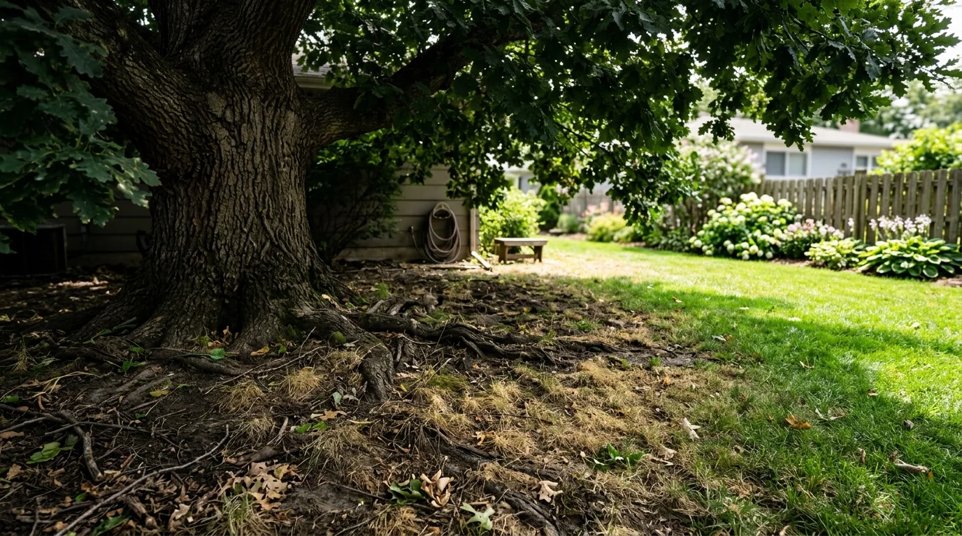 Why Grass Fails Under Trees
