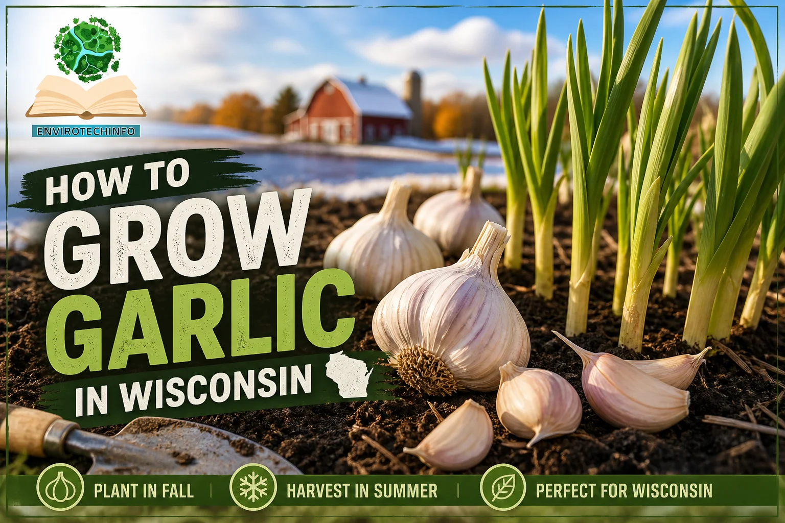 how to grow garlic in Wisconsin