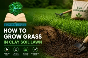 how to grow grass in clay soil lawn