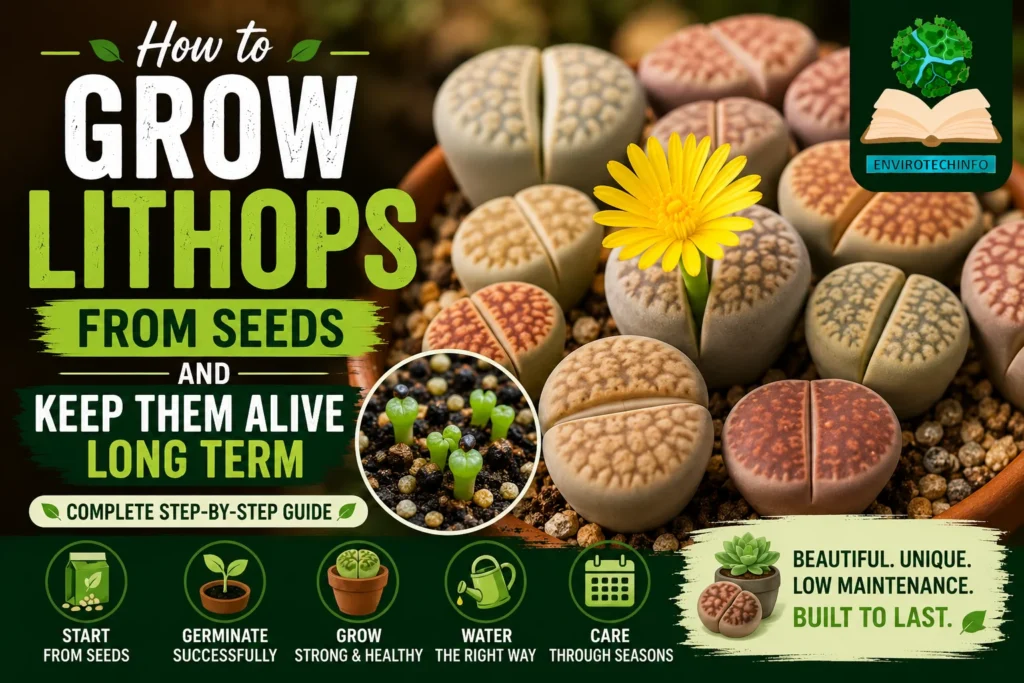 how to grow lithops from seeds