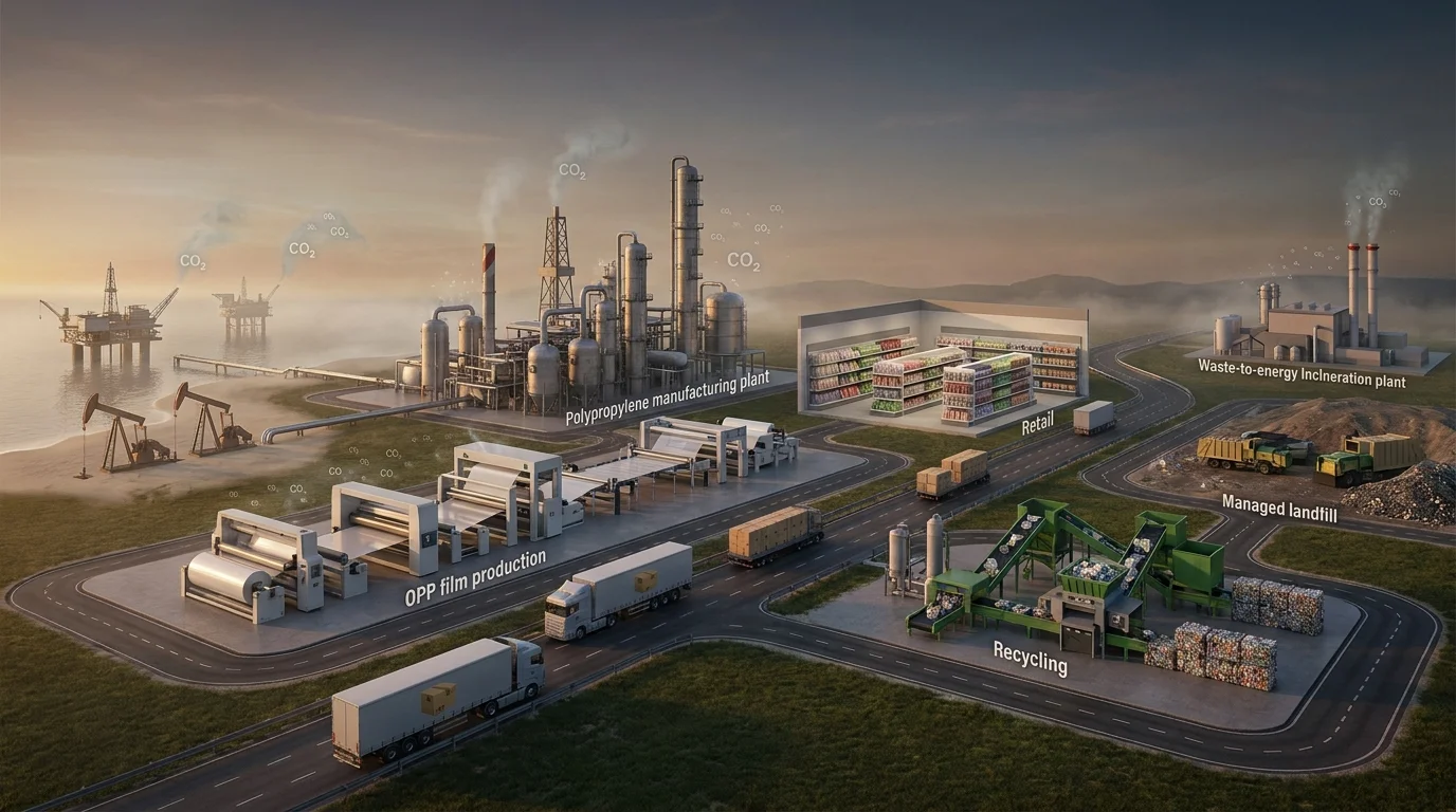 Lifecycle and Carbon Footprint of OPP Film