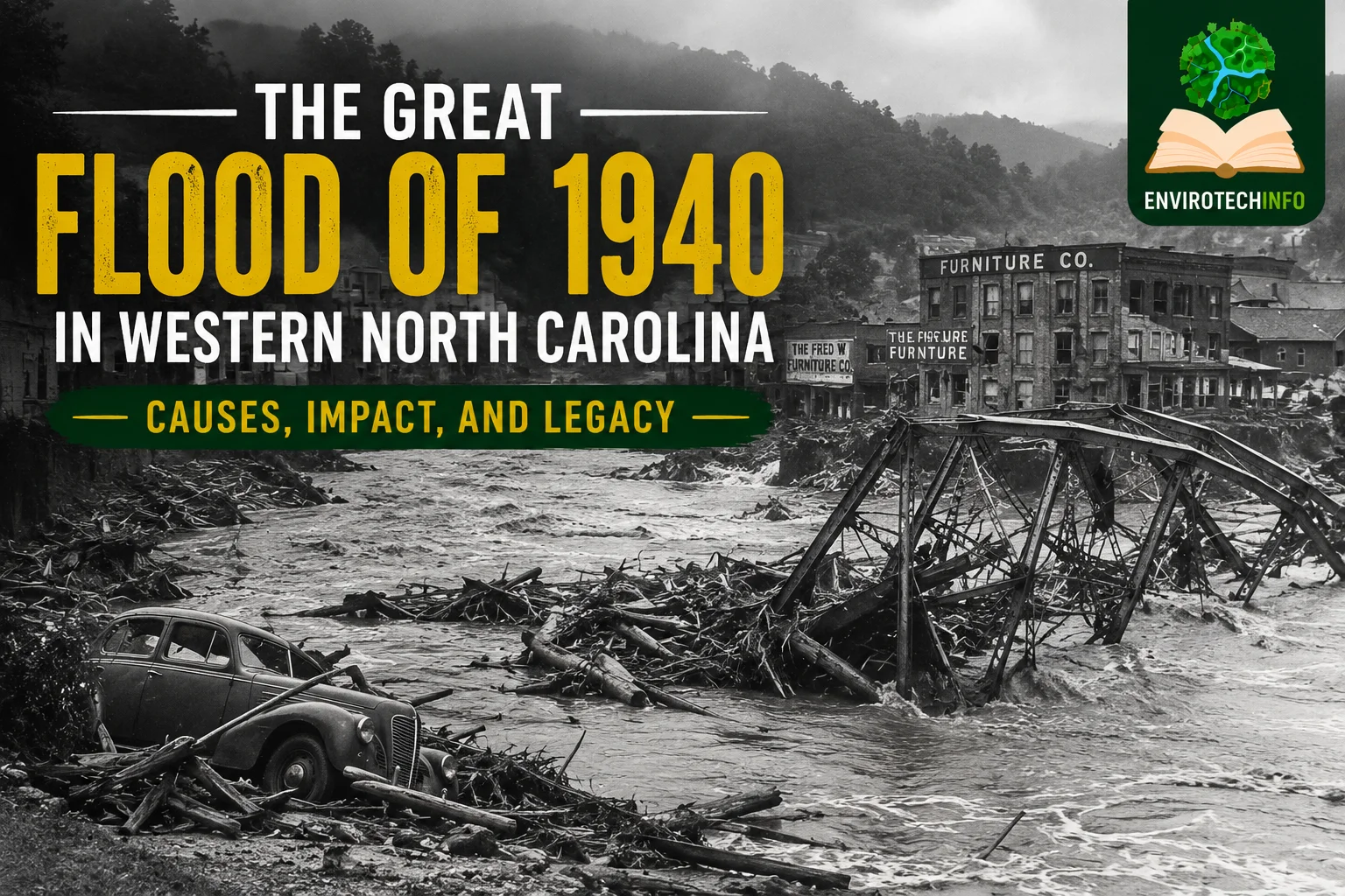 The Great Flood of 1940 in Western North Carolina Causes, Impact, and Legacy
