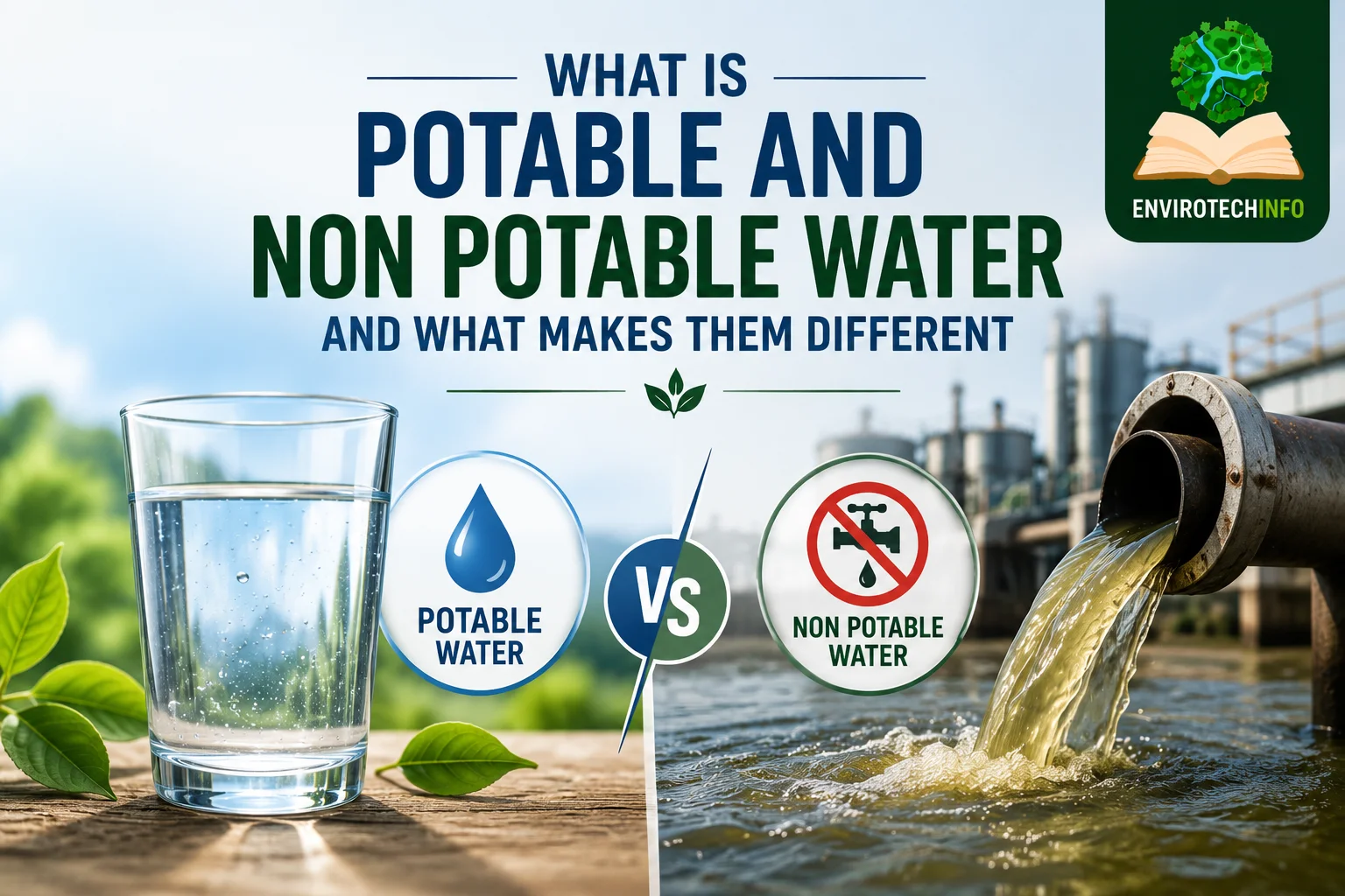 What Is Potable and Non Potable Water and What Makes Them Different
