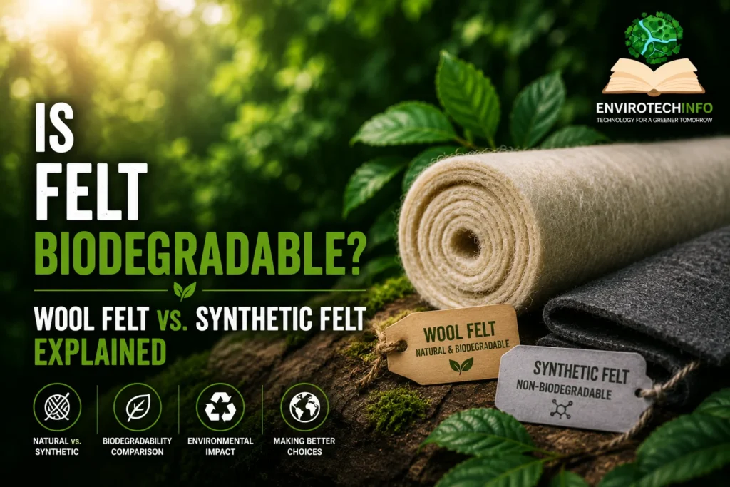 is felt biodegradable