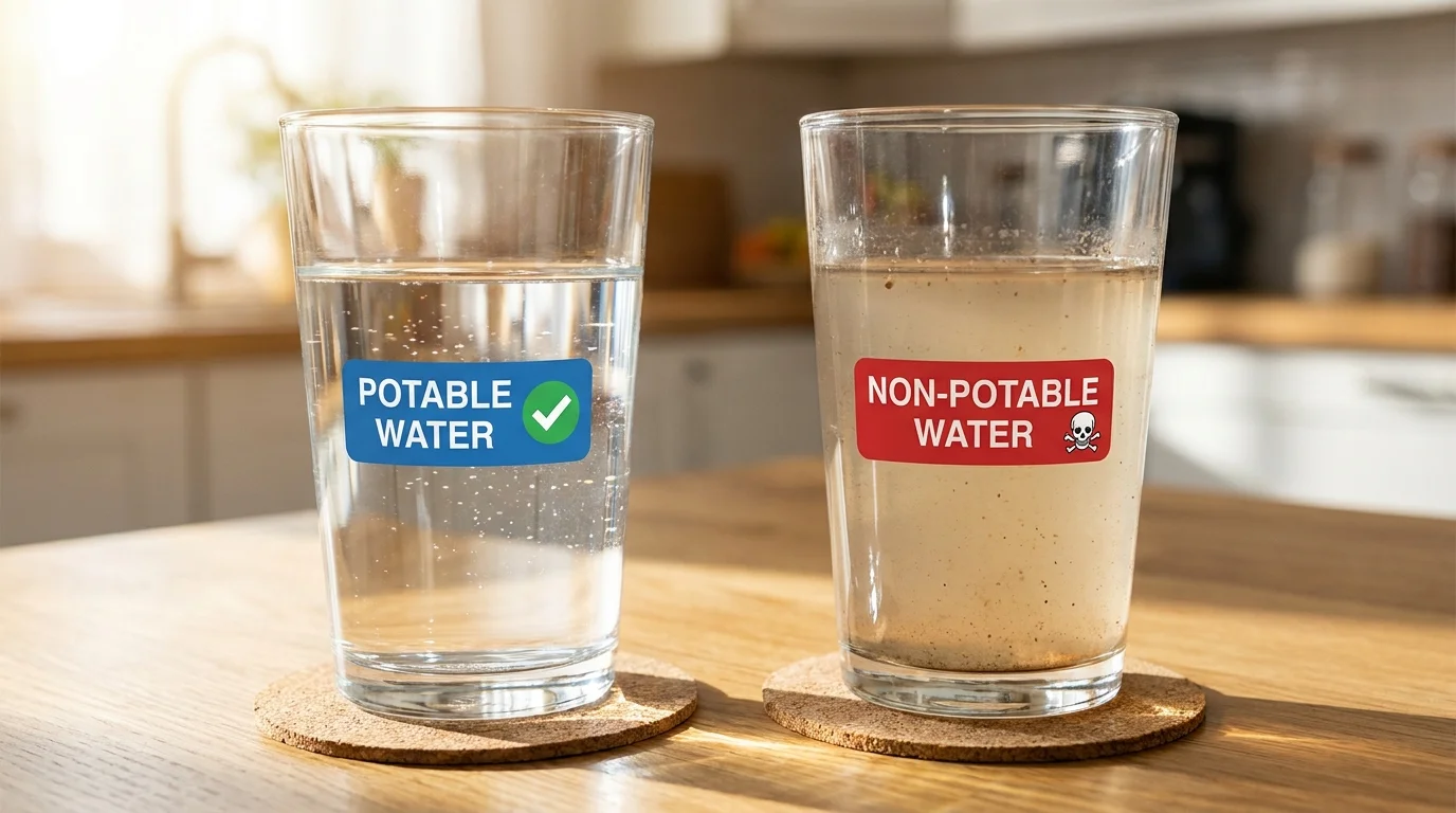 potable vs non-potable
