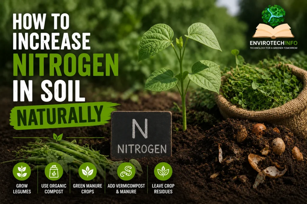 how to increase nitrogen in soil naturally