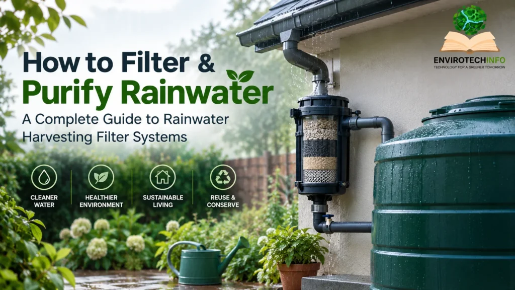 How to Filter & Purify Rainwater A Complete Guide to Rainwater Harvesting Filter Systems